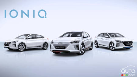 Genève 2016 : voici les Hyundai IONIQ hybride, enfichable et électrique